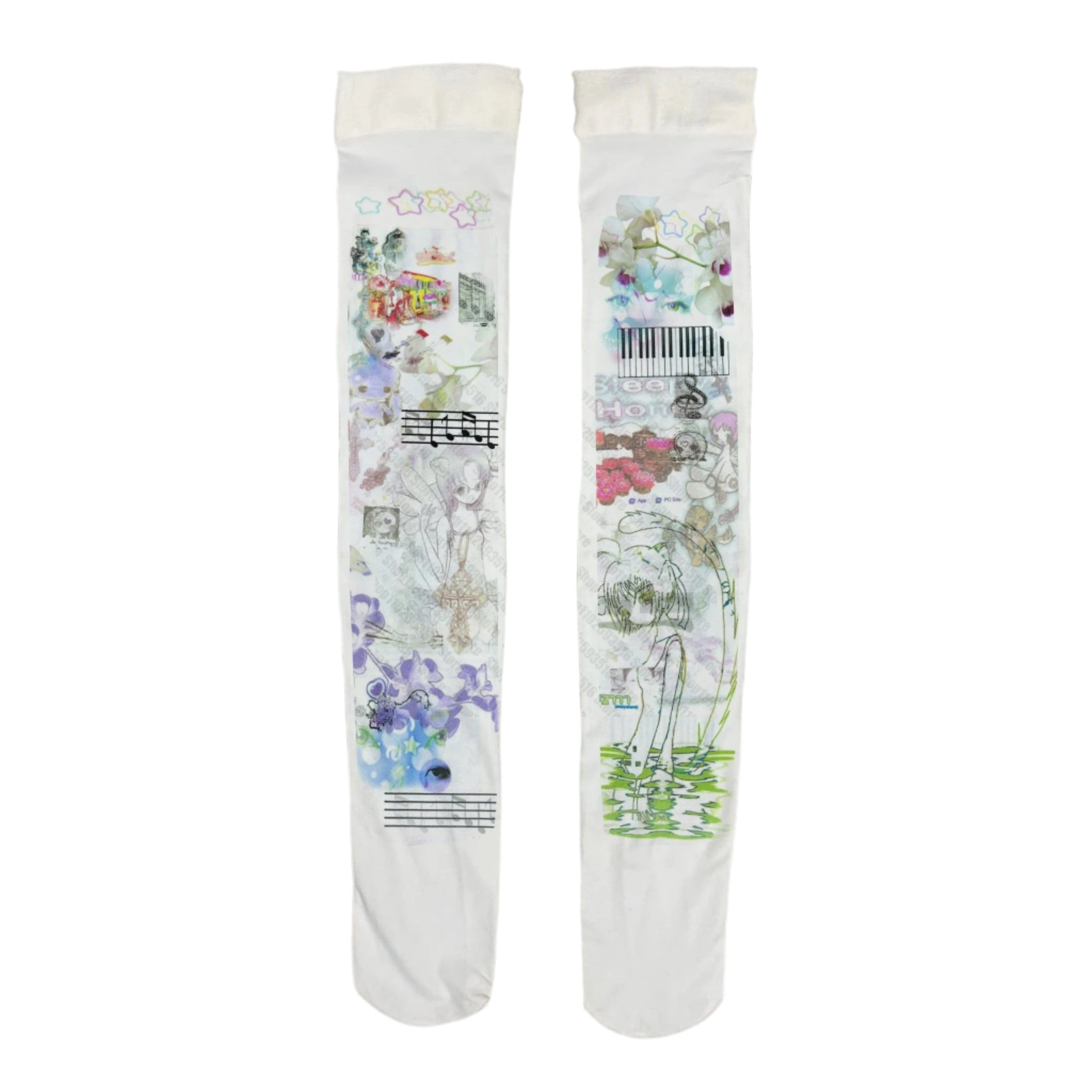 New Style Trends - Aesthetic Dreamcore Melody Long Socks - Outfit Ideas