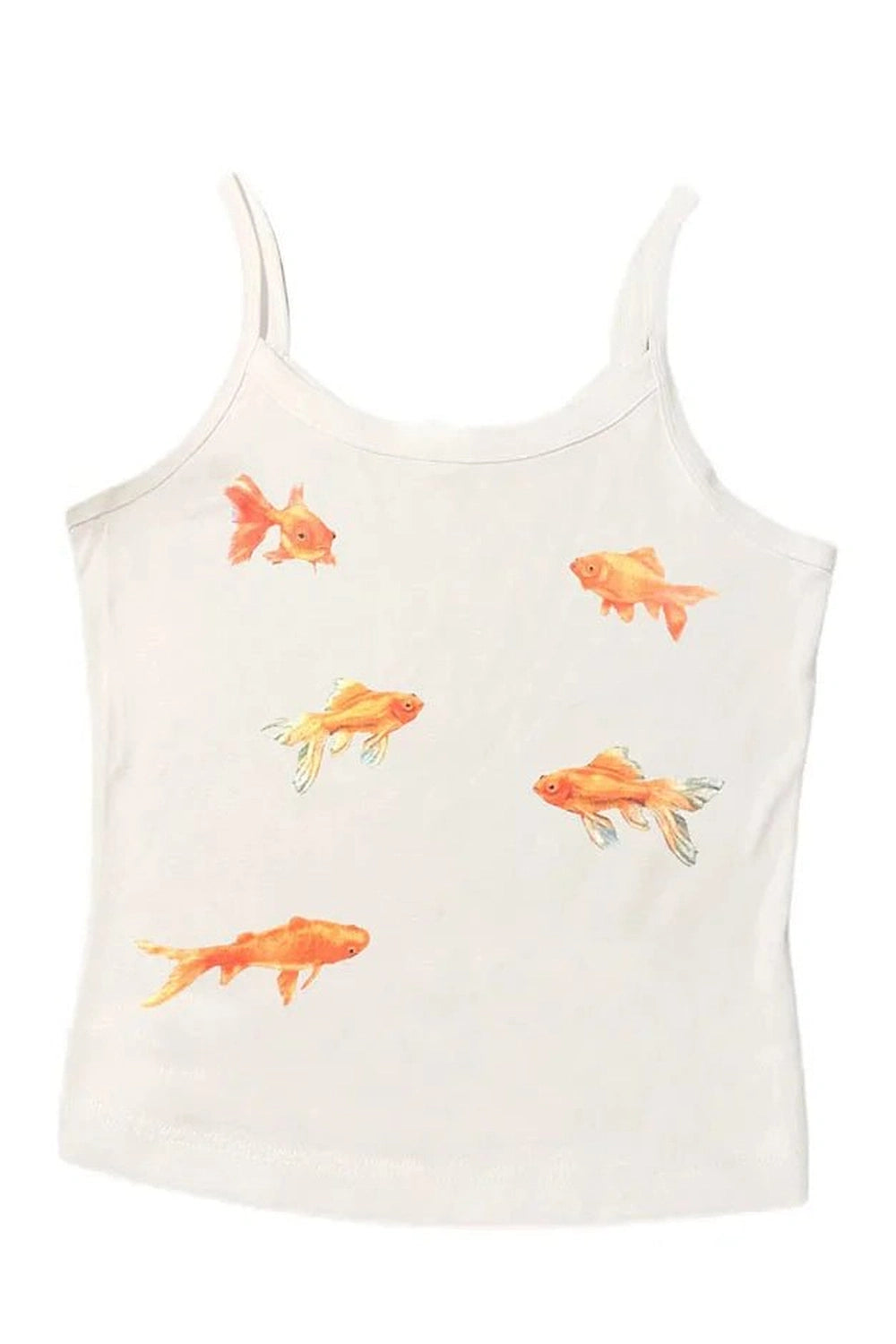 New Style Trends - Aesthetic Goldfish Serenity Tank Top - Outfit Ideas