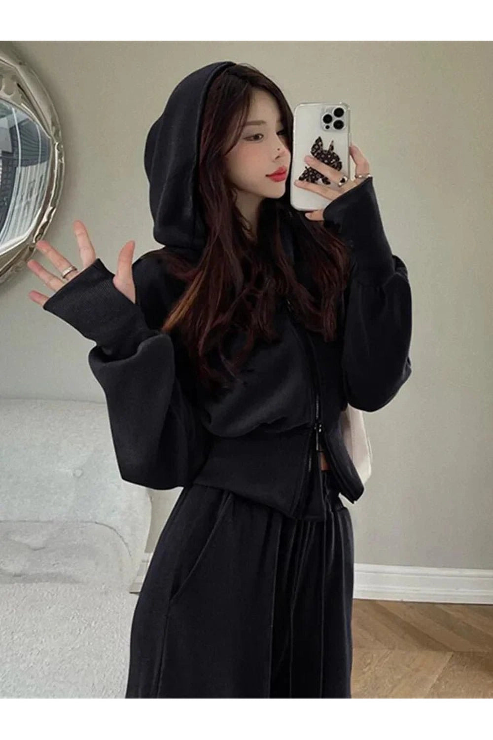 New Style Trends - Aesthetic Two Piece Hooded Tracksuit - Outfit Ideas New Style Trends - Aesthetic Two Piece Hooded Tracksuit - Outfit Ideas