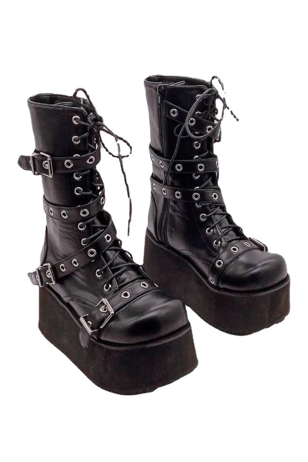 New Style Trends - Alt Couture Platform Gothic Boots - Outfit Ideas