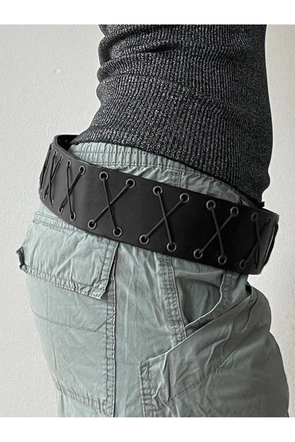 New Style Trends - Alt Goth Lace-Up Corset Belt - Outfit Ideas New Style Trends - Alt Goth Lace-Up Corset Belt - Outfit Ideas