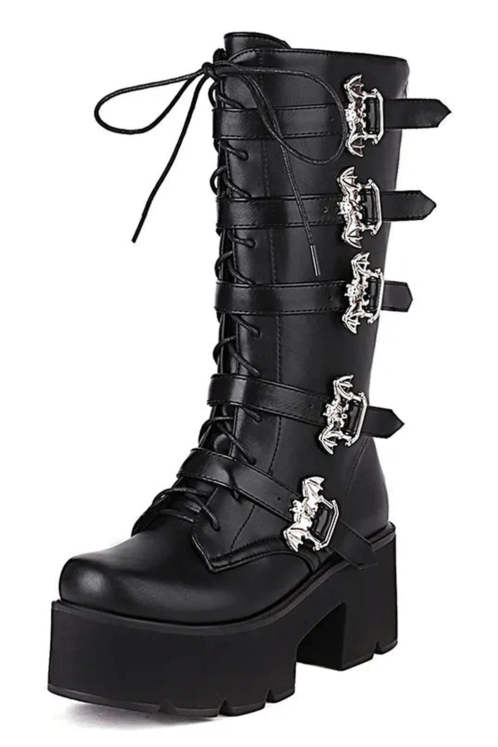 New Style Trends - Bat Buckle Alt Gothic Boots - Outfit Ideas New Style Trends - Bat Buckle Alt Gothic Boots - Outfit Ideas