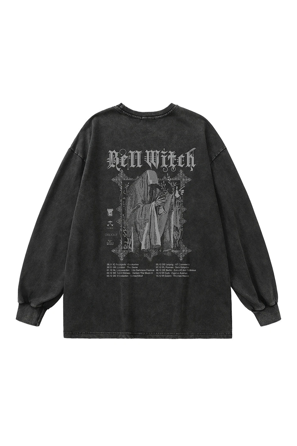 New Style Trends - Bell Witch Alt Goth Long Sleeve Sweatshirt - Outfit Ideas