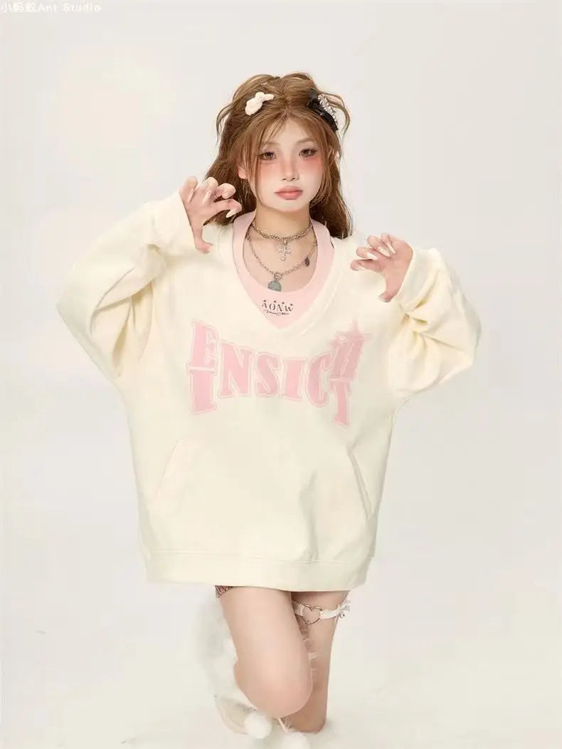 New Style Trends - Blush Instinct Cozy Kawaii Sweatshirt - Outfit Ideas
