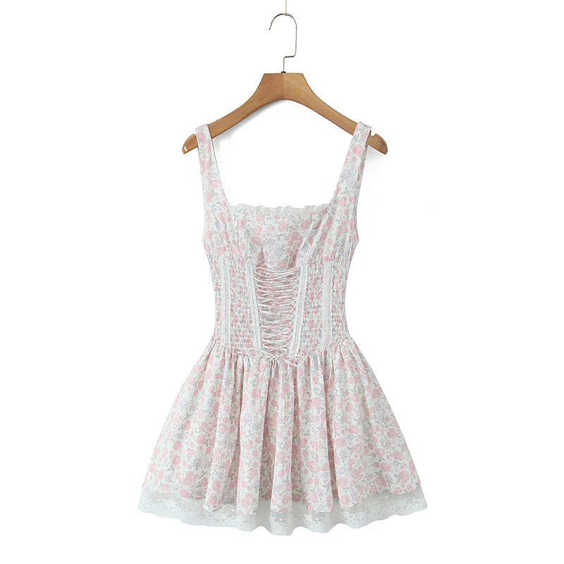 New Style Trends - Coquette Blush Garden Corset Dress - Outfit Ideas