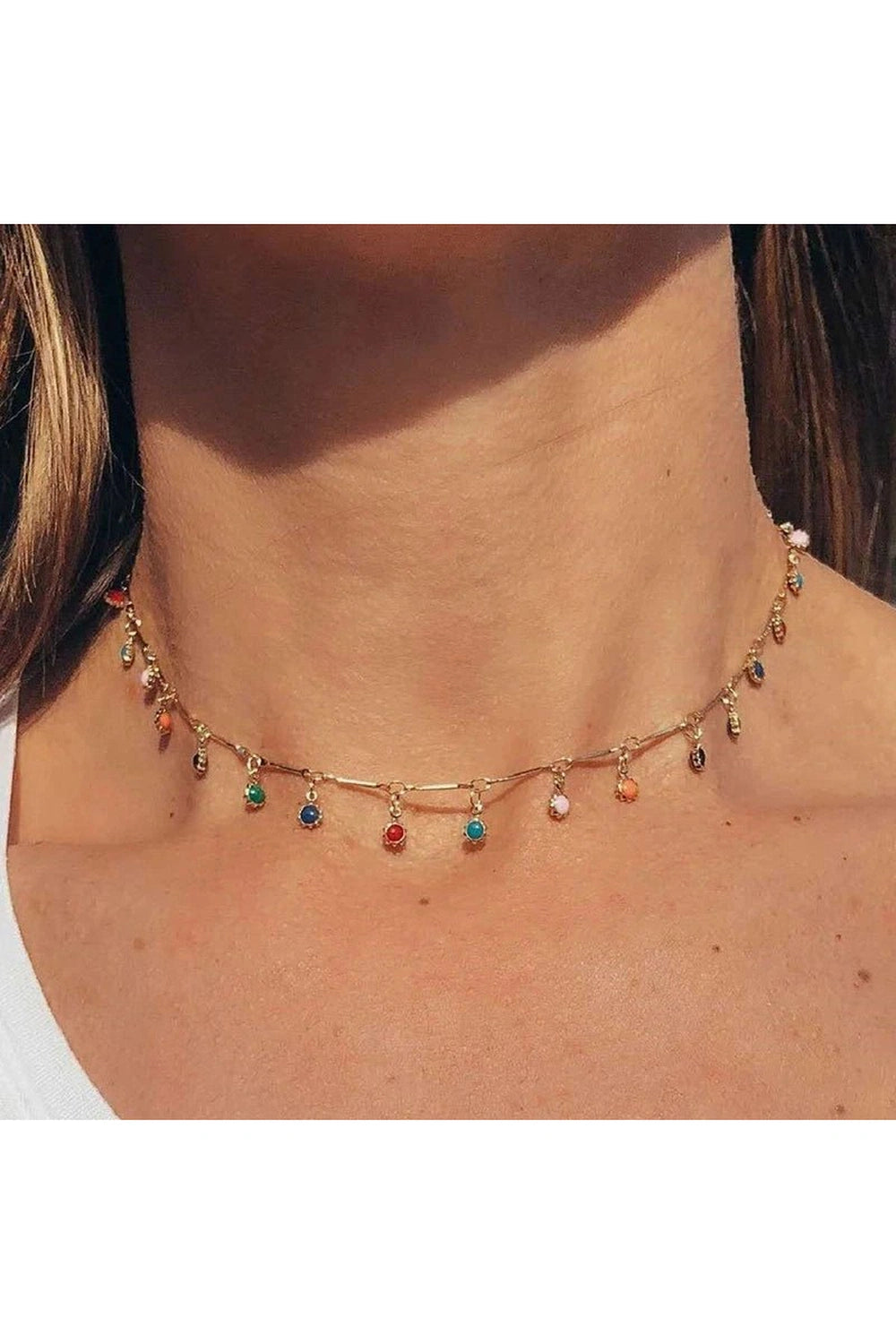 New Style Trends - Coquette Candy Color Tassel Necklace - Outfit Ideas