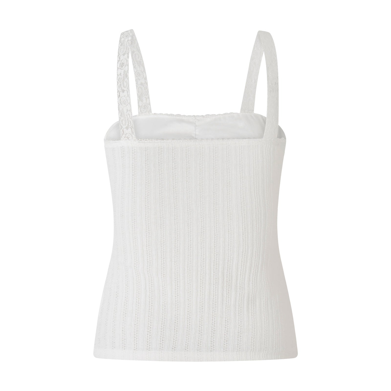 New Style Trends - Coquette Rosebud Lace Strap Top - Outfit Ideas