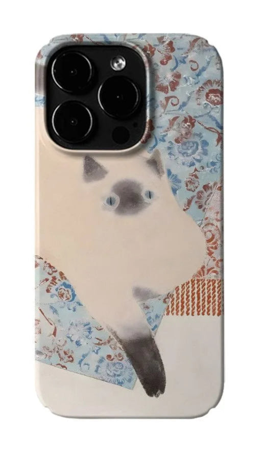 New Style Trends - Cozy Quilt Cat Cute iPhone  Case - Outfit Ideas