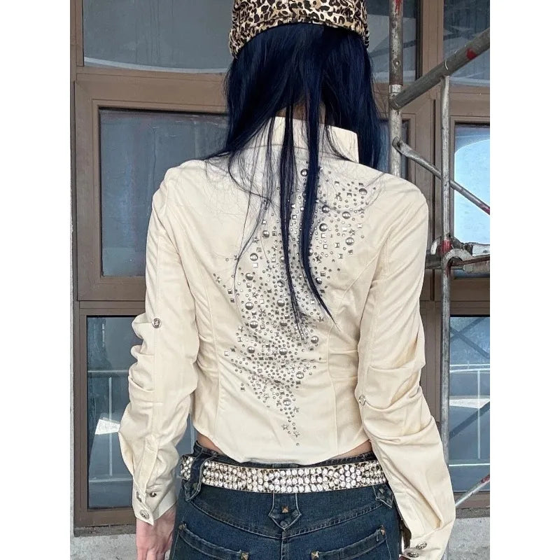 New Style Trends - Crystal Back Glam Shirt - Outfit Ideas