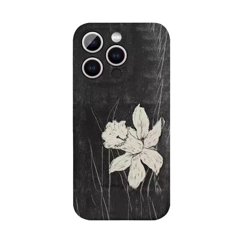 New Style Trends - Daffodil on Charcoal iPhone Case - Outfit Ideas