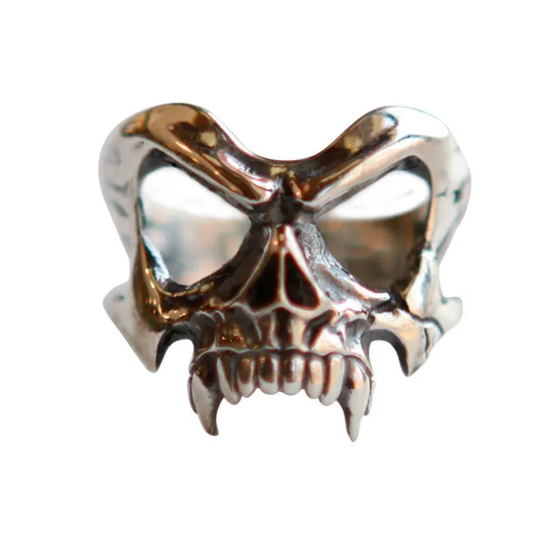 New Style Trends - Demon Skull Ragen Edgy Ring - Outfit Ideas