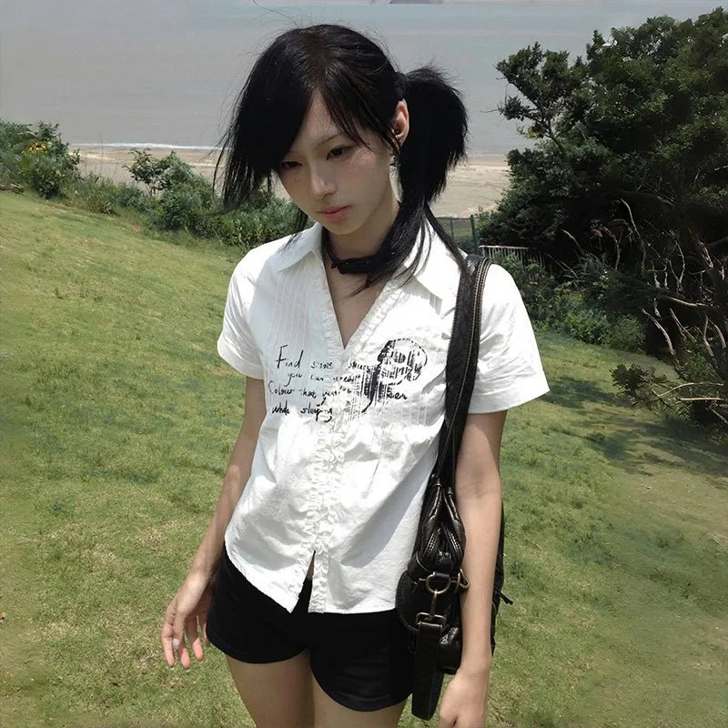 New Style Trends - Doodle Dreams Alt Graphic Shirt - Outfit Ideas