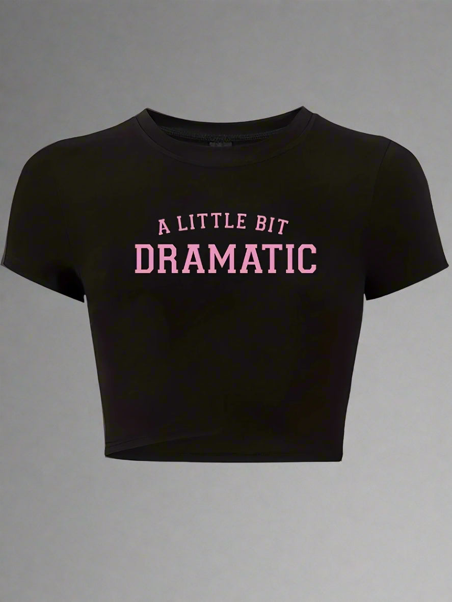 New Style Trends - Dramatic Mood Graphic Crop Top - Outfit Ideas