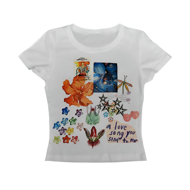 New Style Trends - Dreamcore Collage Baby T-Shirt - Outfit Ideas