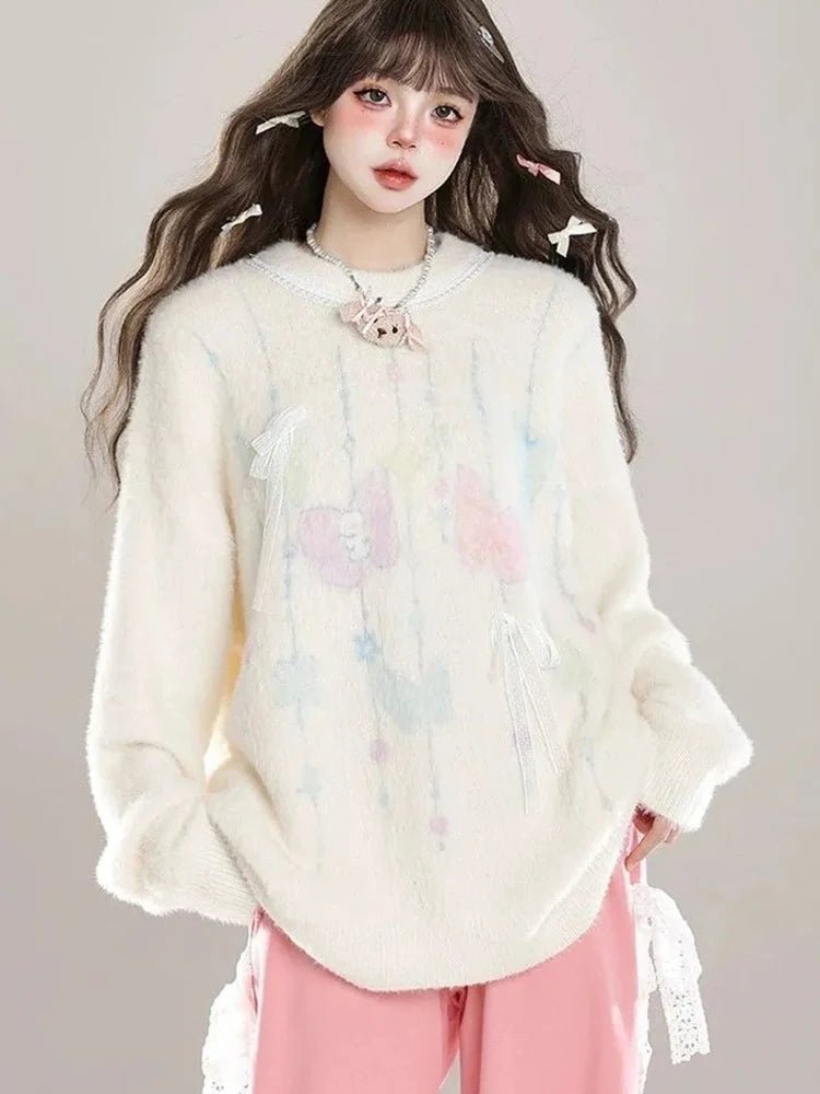 New Style Trends - Dreamy Cloud Soft Kawaii Knit Sweater - Outfit Ideas