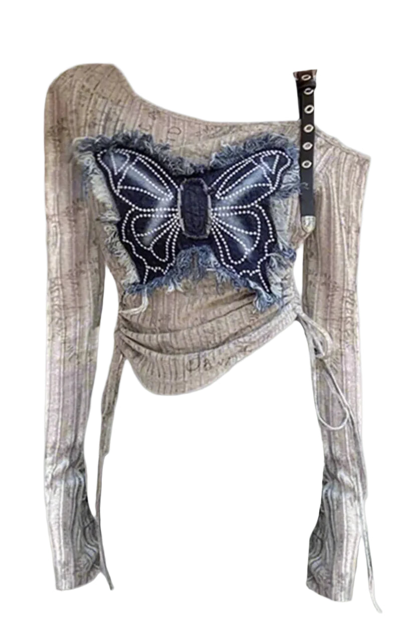 New Style Trends - Edgy Lace-Up Gothic Crop Top - Outfit Ideas