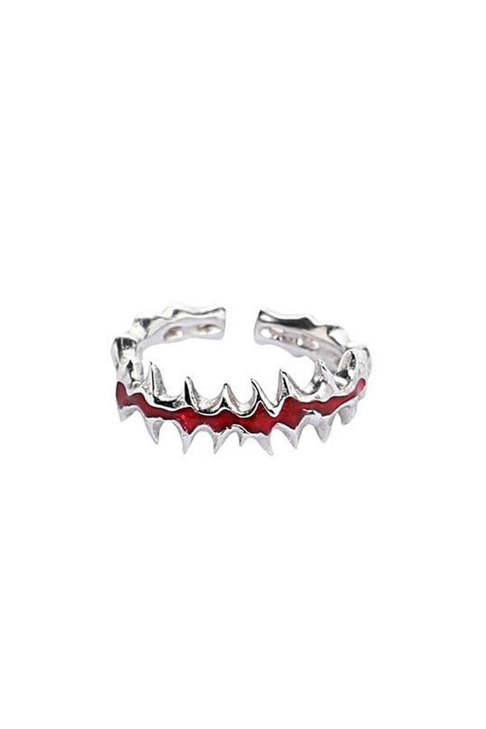 New Style Trends - Edgy Punk Geometric Red Ring - Outfit Ideas