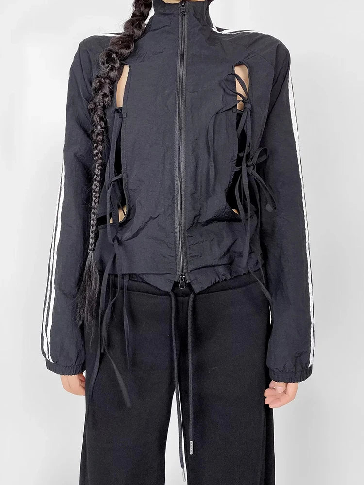 New Style Trends - Edgy Strapped Y2k Streetwear Outfit Set - Outfit Ideas