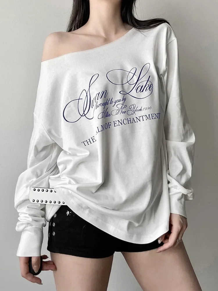 New Style Trends - Enchanted Script Studded Aesthetic T-shirt - Outfit Ideas