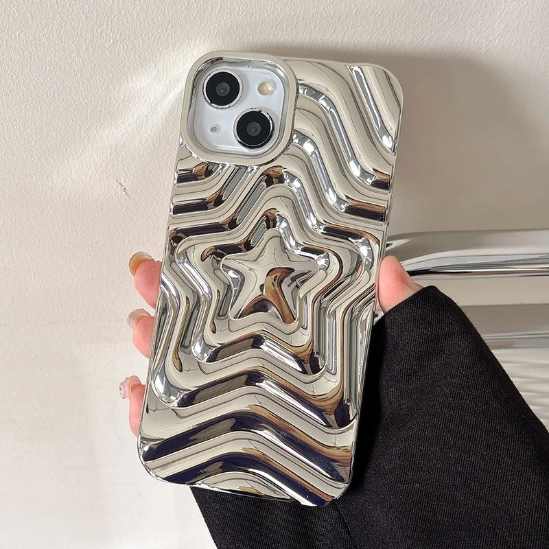 New Style Trends - Galactic Pulse Mirror Y2k iPhone Case - Outfit Ideas