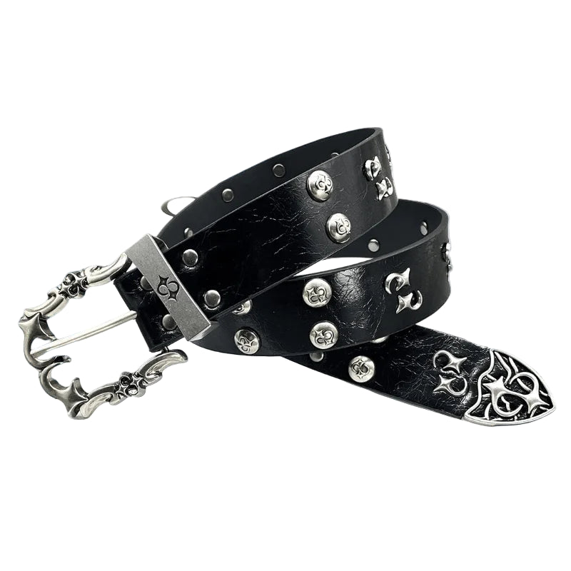New Style Trends - Grave Icon Metal Belt - Outfit Ideas