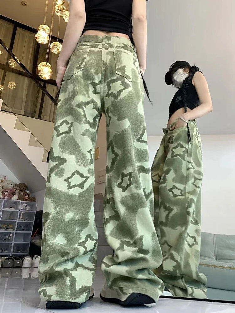 New Style Trends - Green Y2k Flare Pants - Outfit Ideas