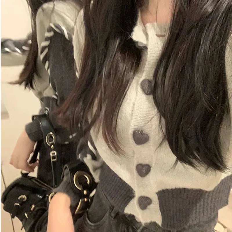 New Style Trends - Heartstrings Retro Knit Cardigan - Outfit Ideas