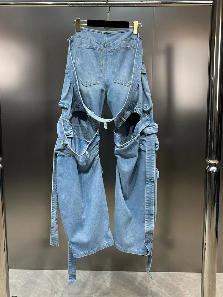 New Style Trends - Heavy Duty Y2k Denim Cargo Pants - Outfit Ideas