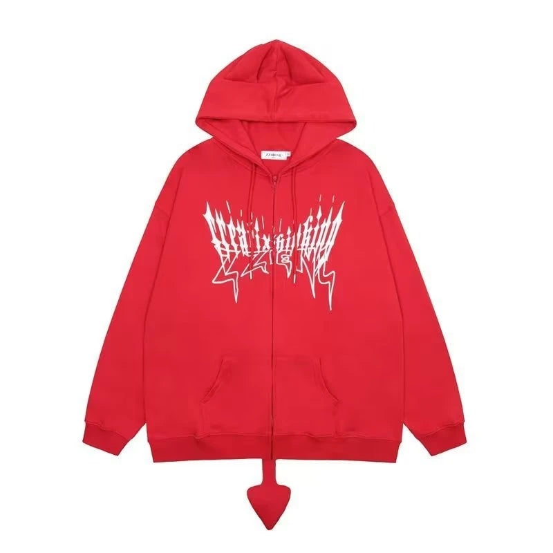 New Style Trends - Hellwing Devil Edgy Hoodie - Outfit Ideas