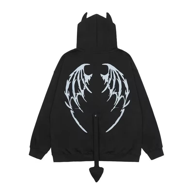 New Style Trends - Hellwing Devil Edgy Hoodie - Outfit Ideas