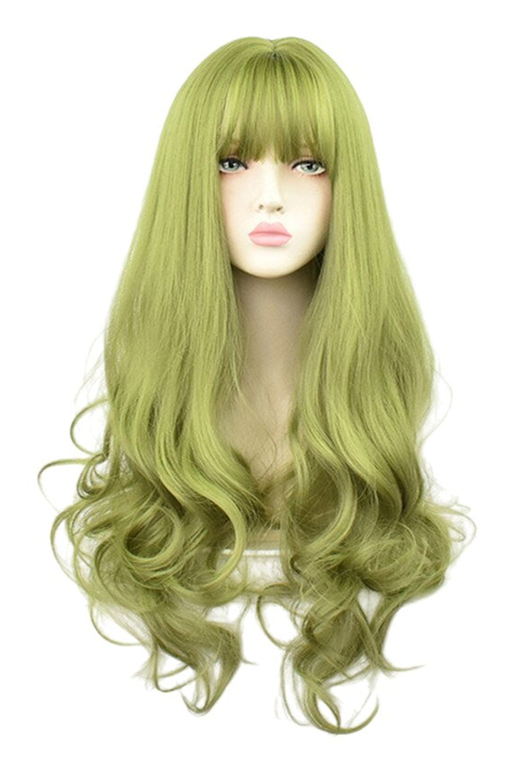 New Style Trends - Kawaii Green Black Curly Wig - Outfit Ideas