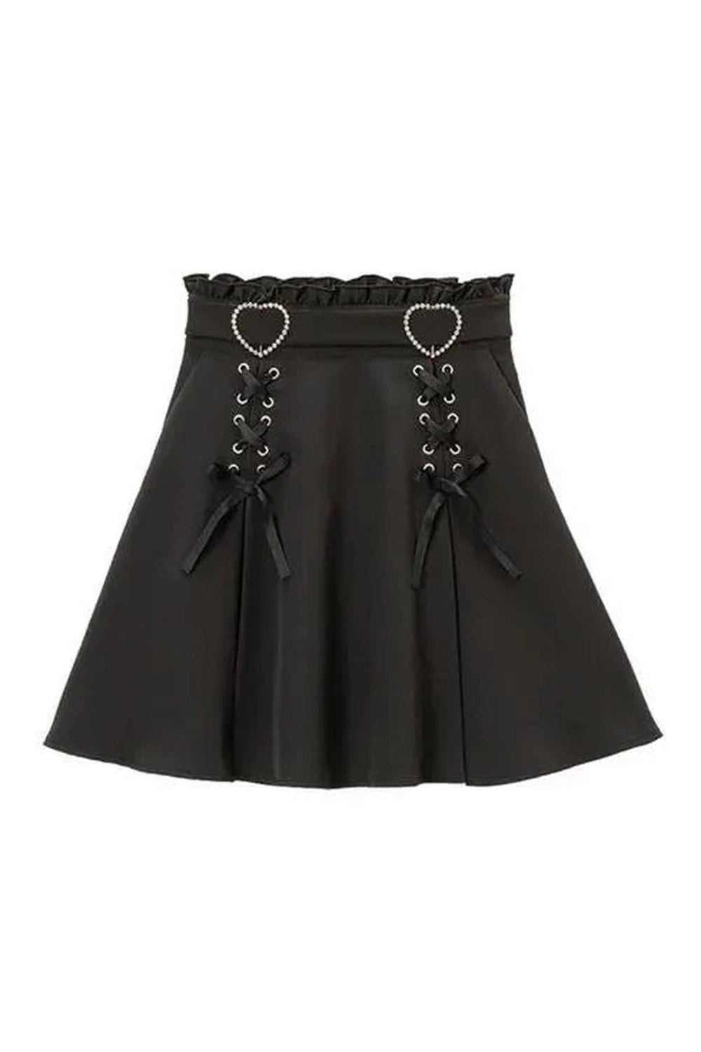 New Style Trends - Kawaii Lace-Up Ruched Skirt - Outfit Ideas