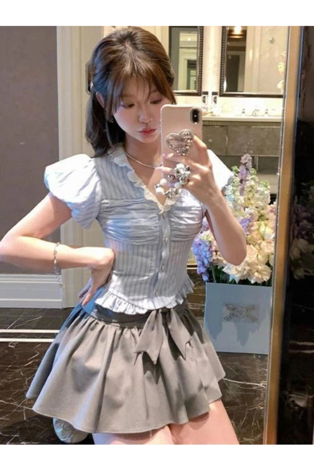 New Style Trends - Kawaii Stripe Suit Set - Outfit Ideas