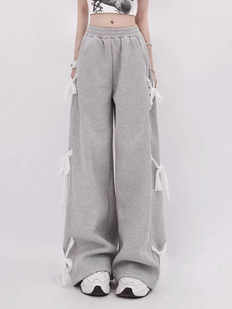 New Style Trends - Kawaii Urban Ribbon Sweatpants - Outfit Ideas