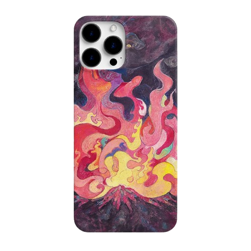 New Style Trends - Lava Dreamscape Aesthetic iPhone Case - Outfit Ideas