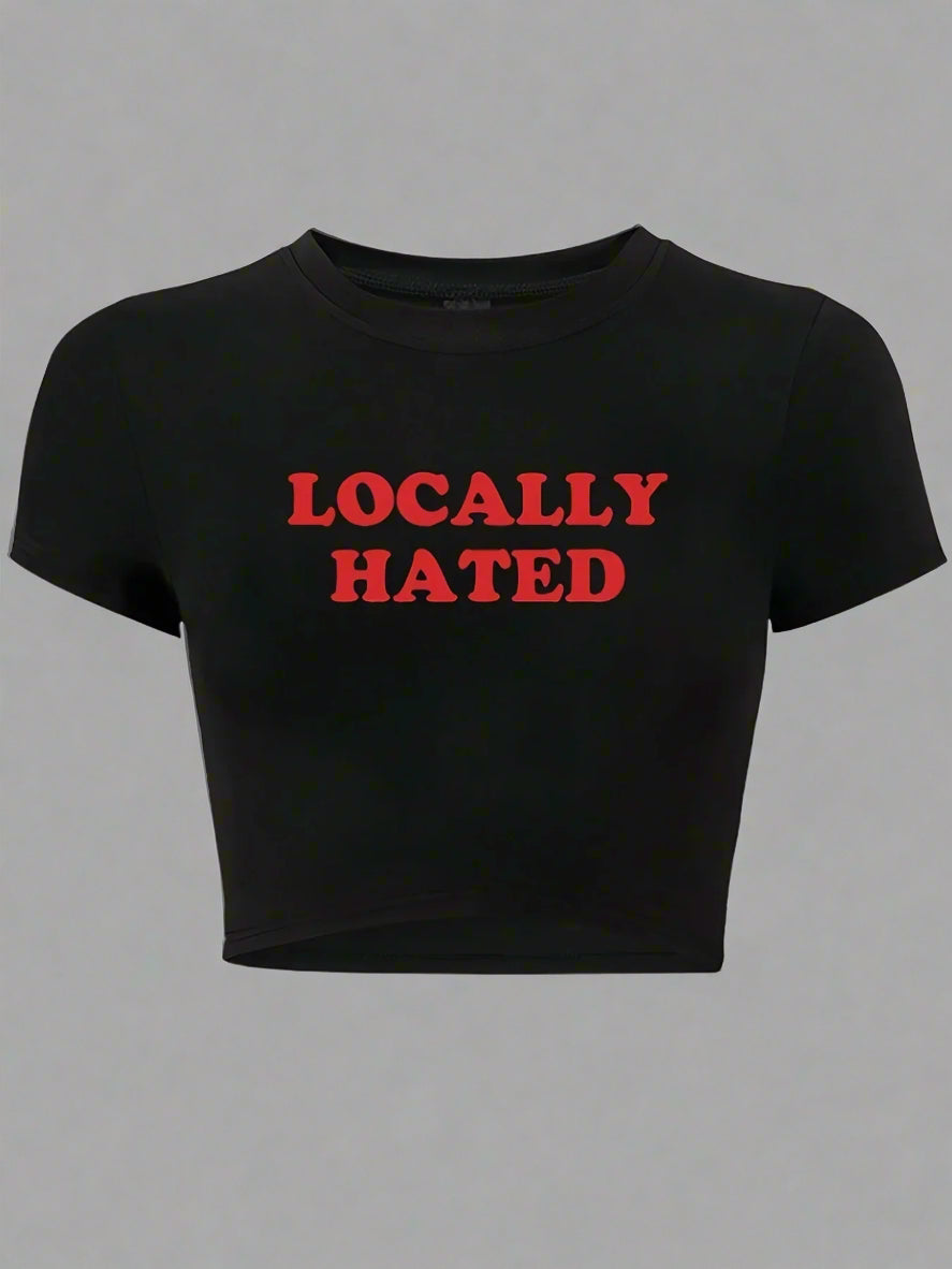 New Style Trends - Locally Hated Attitude Alt Crop Top - Outfit Ideas