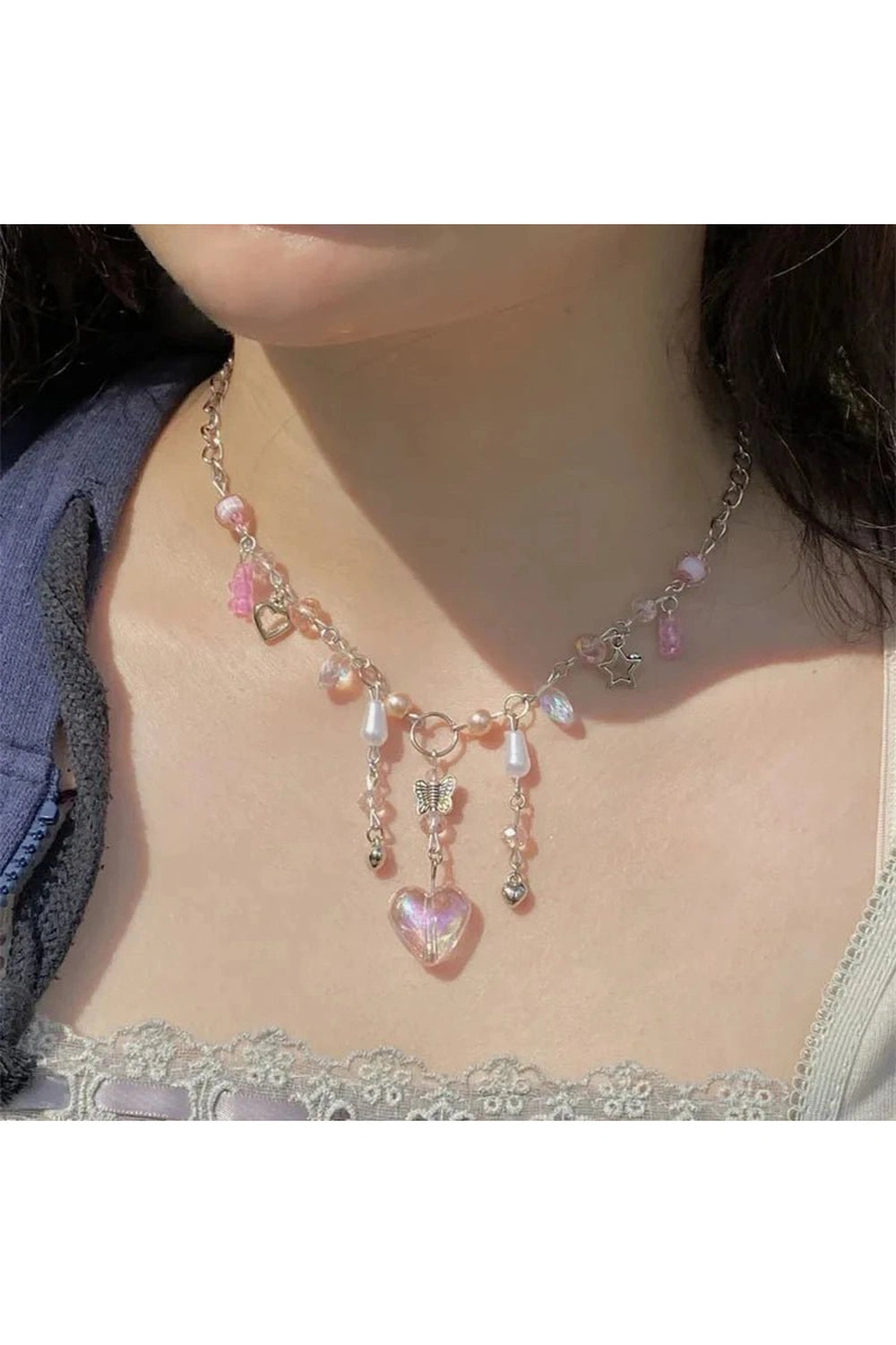 New Style Trends - Lolita Fairycore Handmade Necklace - Outfit Ideas