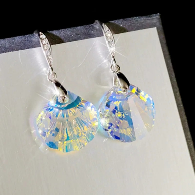 New Style Trends - Mermaidcore Crystal Tide Drop Earrings - Outfit Ideas