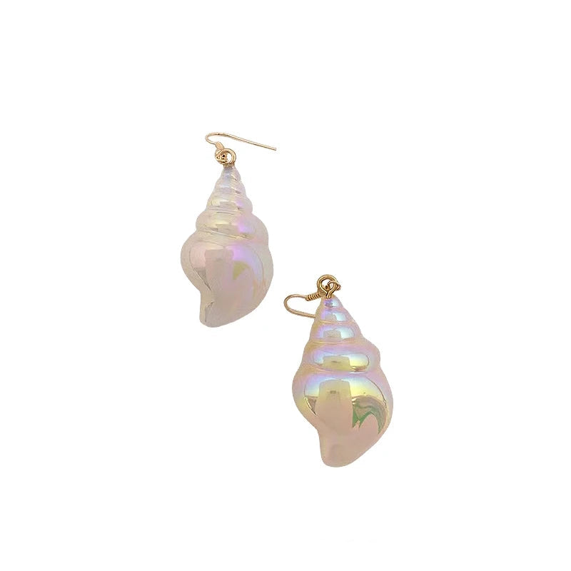 New Style Trends - Mermaidcore Opal Glow Conch Earrings - Outfit Ideas