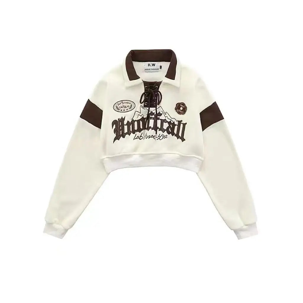 New Style Trends - Mountain Trail Patchwork Edgy Sweatshirt - Outfit Ideas