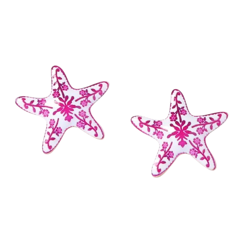 New Style Trends - Ocean Bloom Starfish Aesthetic Earrings - Outfit Ideas