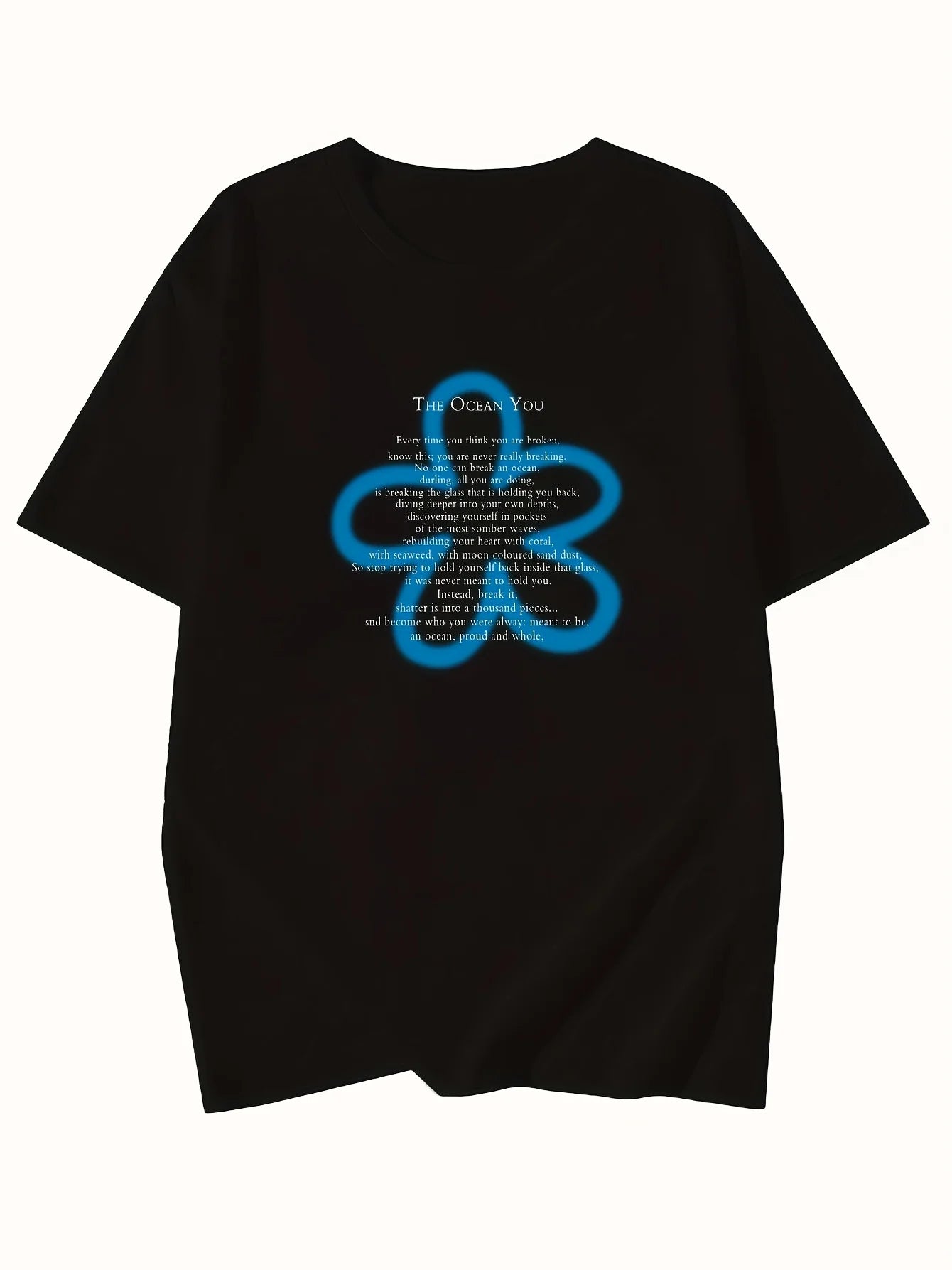 New Style Trends - Ocean Words Edgy T-Shirt - Outfit Ideas