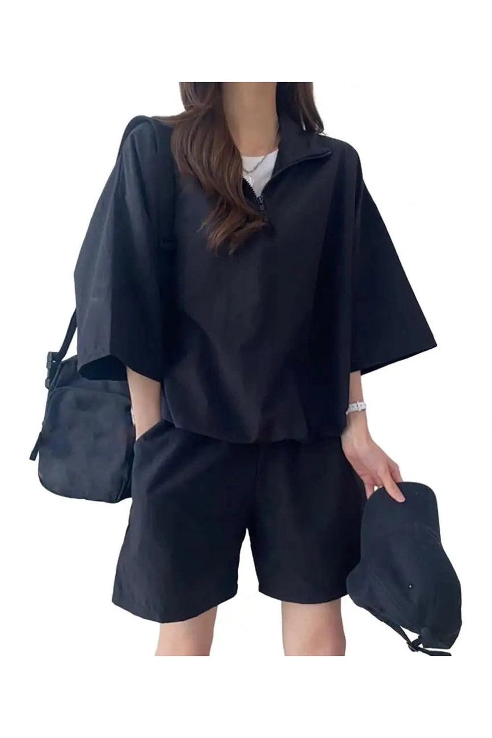 New Style Trends - Pastel Cute Zipper Tracksuit Outfit Set - Outfit Ideas New Style Trends - Pastel Cute Zipper Tracksuit Outfit Set - Outfit Ideas