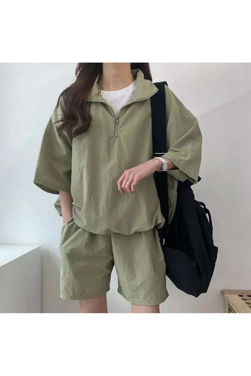 New Style Trends - Pastel Cute Zipper Tracksuit Outfit Set - Outfit Ideas New Style Trends - Pastel Cute Zipper Tracksuit Outfit Set - Outfit Ideas