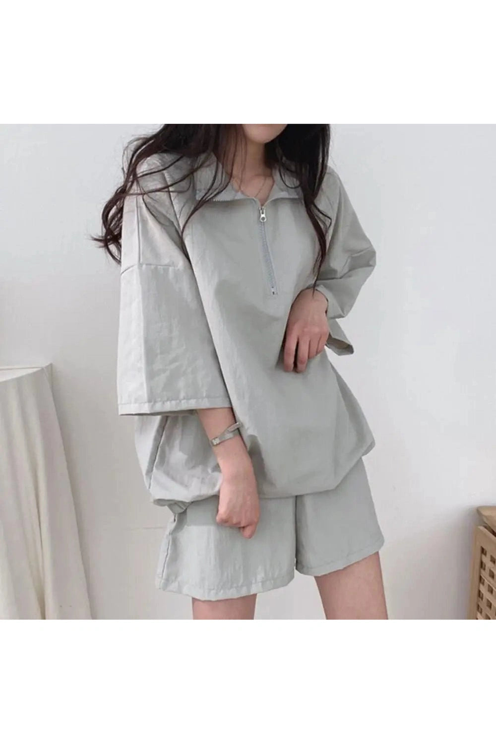 New Style Trends - Pastel Cute Zipper Tracksuit Outfit Set - Outfit Ideas New Style Trends - Pastel Cute Zipper Tracksuit Outfit Set - Outfit Ideas