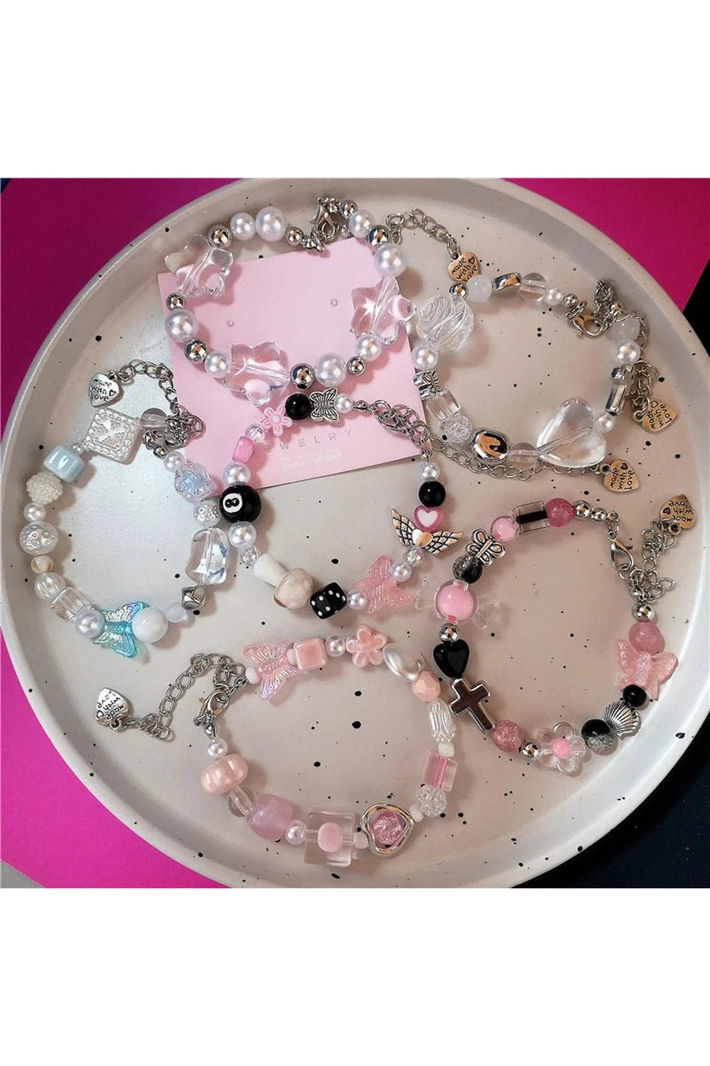 New Style Trends - Pastel Goth Dream Charm Bracelets - Outfit Ideas