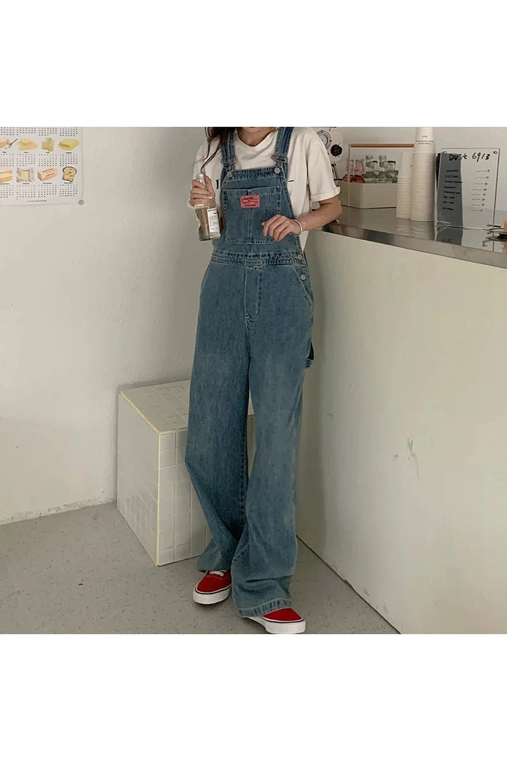 New Style Trends - Retro Casual Denim Baggy Jumpsuit - Outfit Ideas