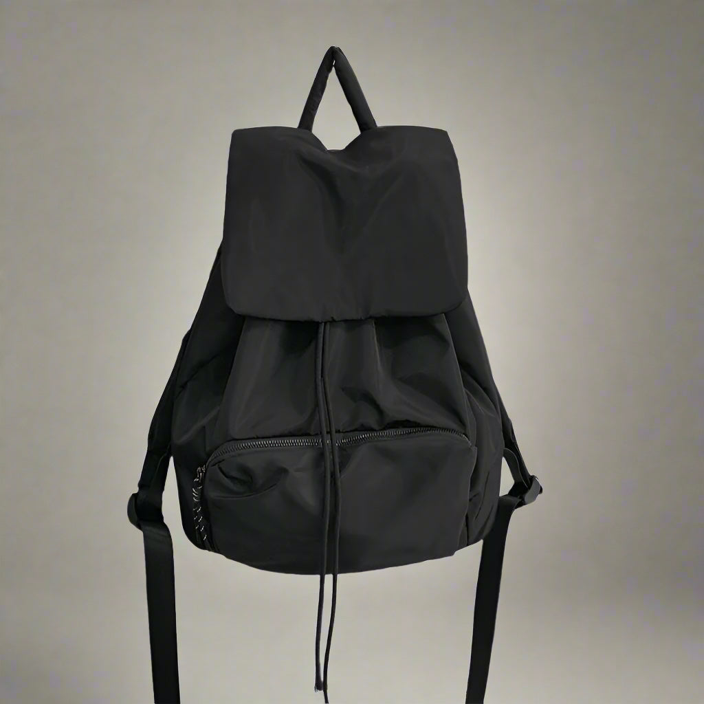 New Style Trends - Stealth Mode Black Edgy Backpack - Outfit Ideas