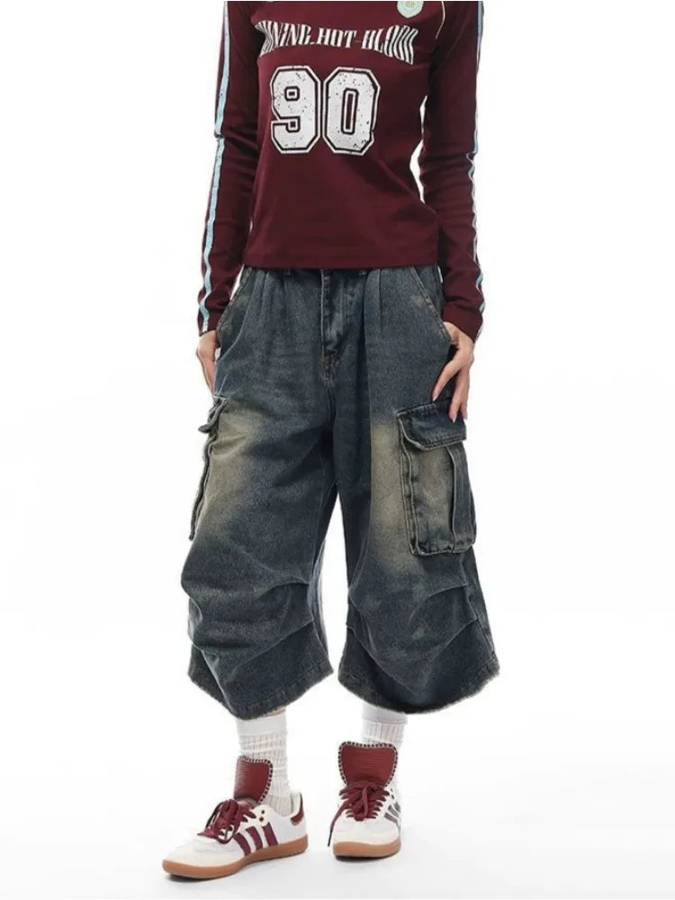 New Style Trends - Street Slam Washed Y2k Cargo Shorts - Outfit Ideas