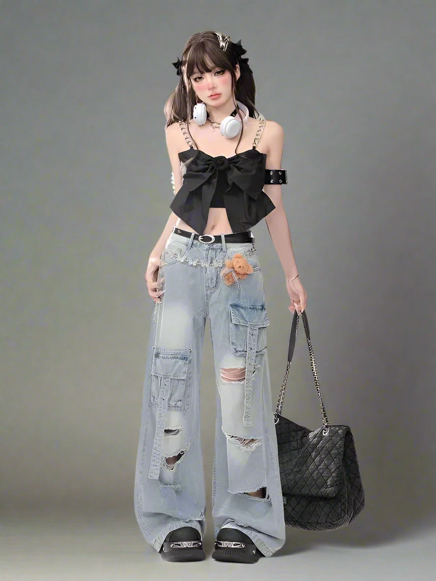New Style Trends - Teddy Edgy Cargo Jeans - Outfit Ideas